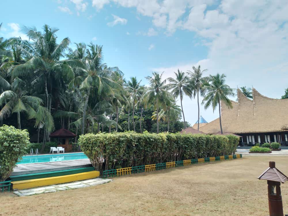 Swimming pool view area